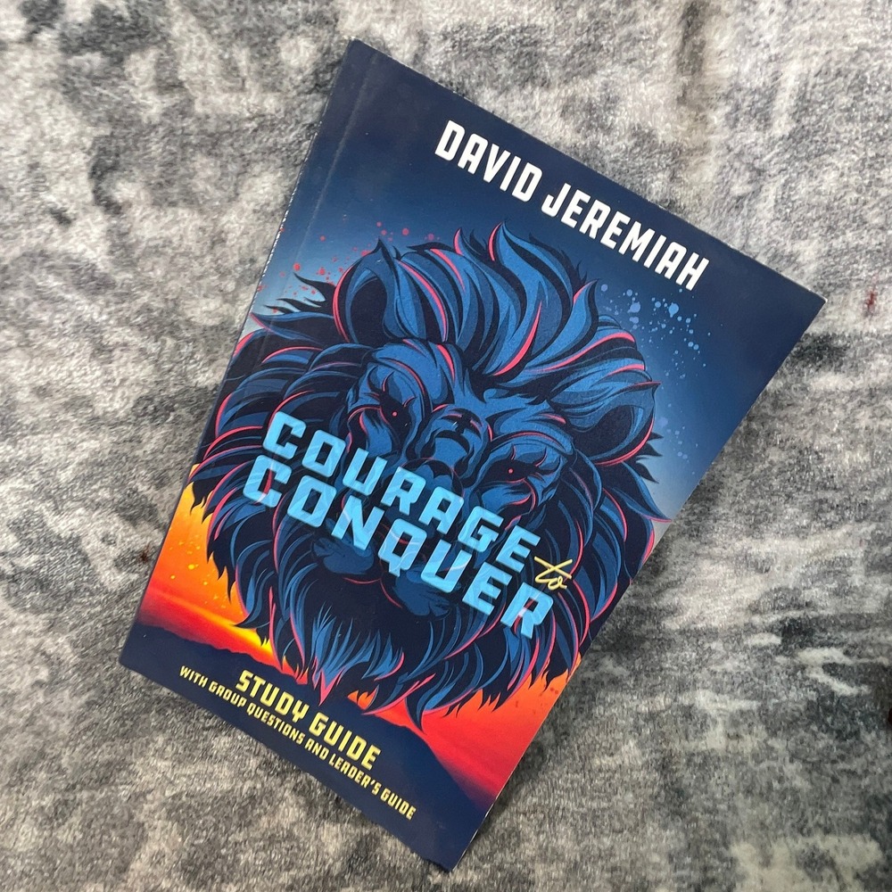 David Jeremiah Courage to Conquer Study Guide Christian Religious Bible Study